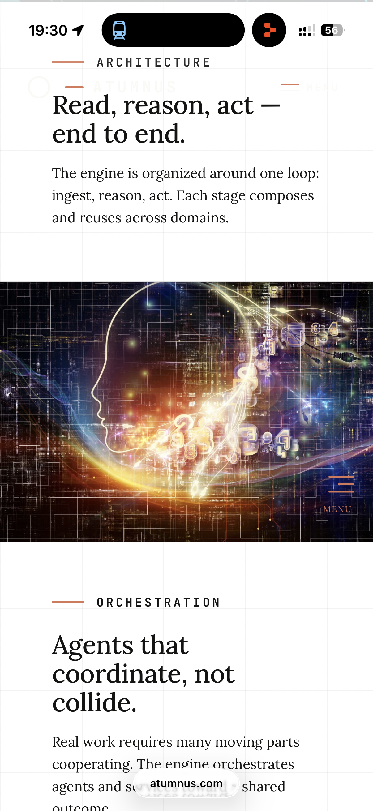 Read, reason, act - end to end. Agents that coordinate, not collide.