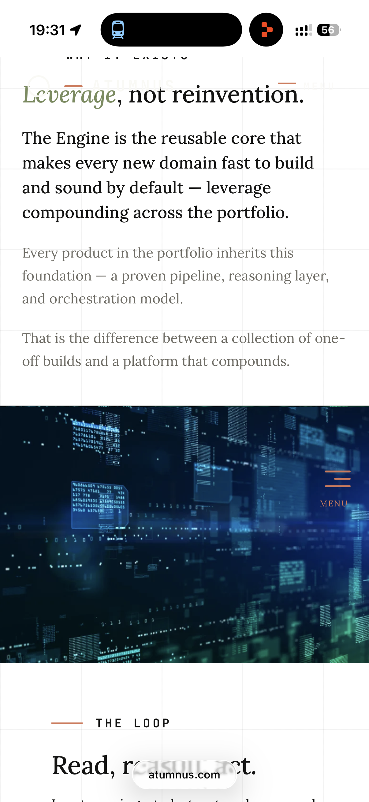 Leverage, not reinvention - a foundation every new platform inherits