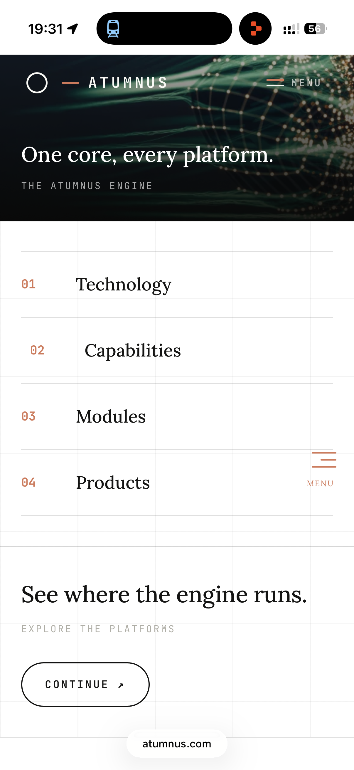 One core, every platform - technology, capabilities, modules, products