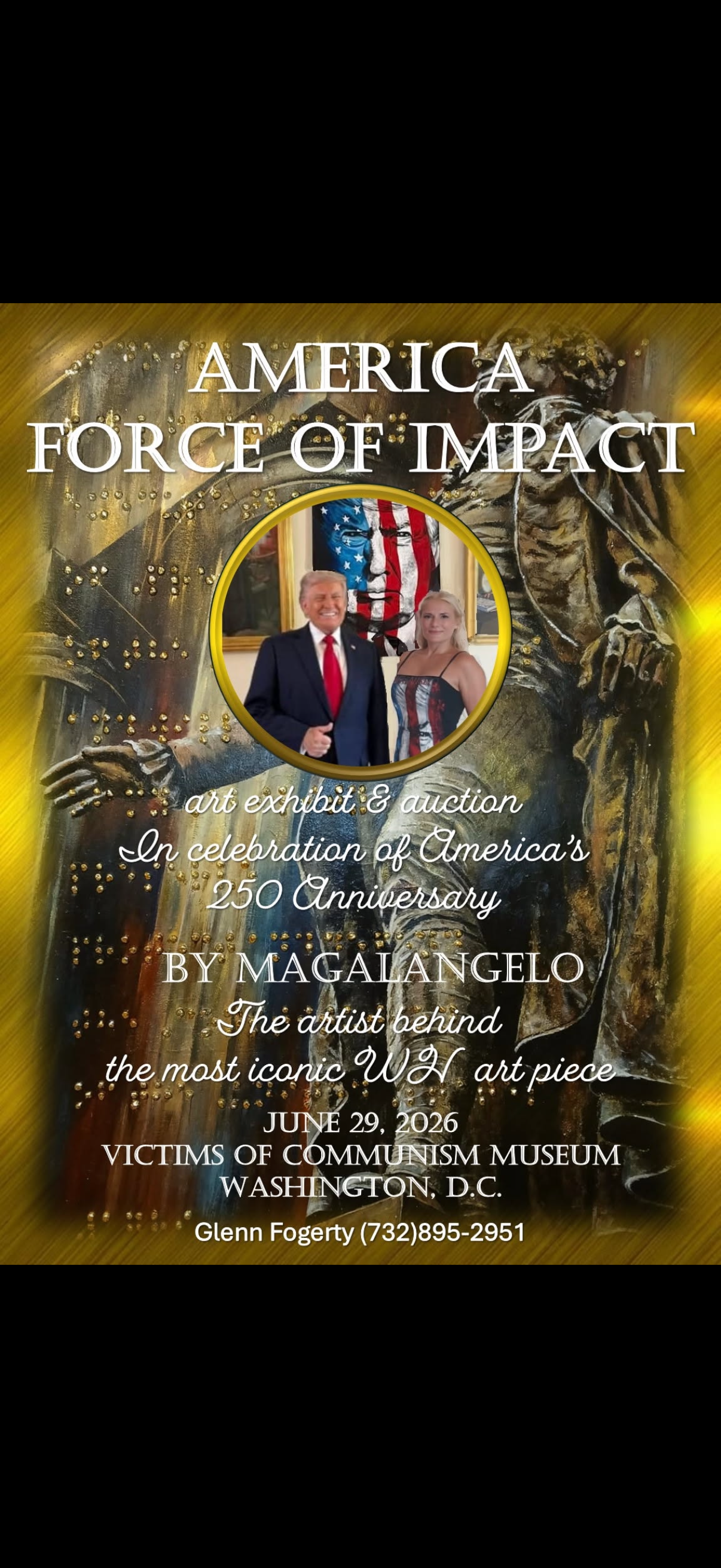 America Force of Impact art exhibit and auction, Washington D.C., June 29 2026