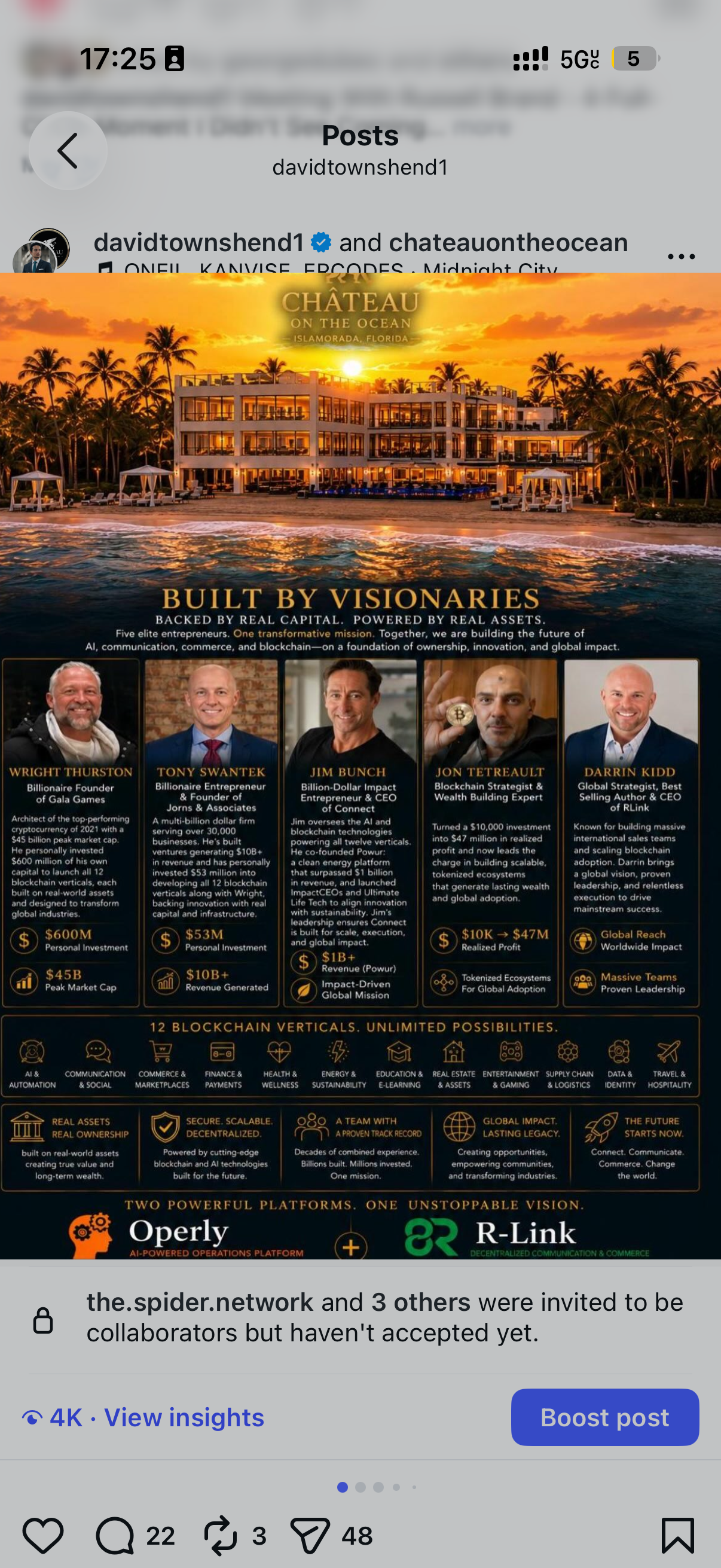 Built by Visionaries - David Townshend among the elite operators building the future of AI, communication, commerce, and blockchain.