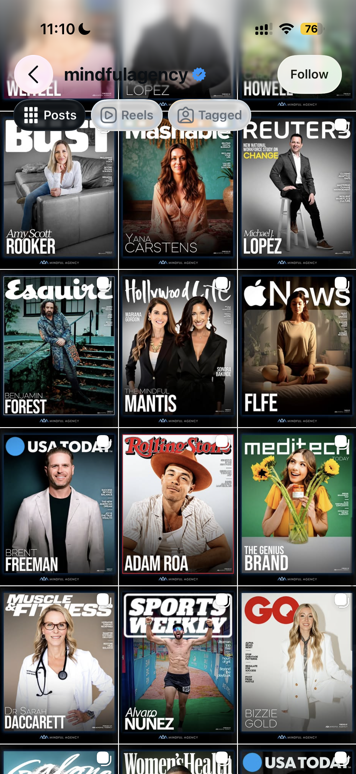 USA Today, Scary Mommy, Life & Style, Mashable, Reuters, Haute Living - real client covers.
